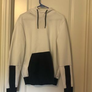 White and Blue Hoodie